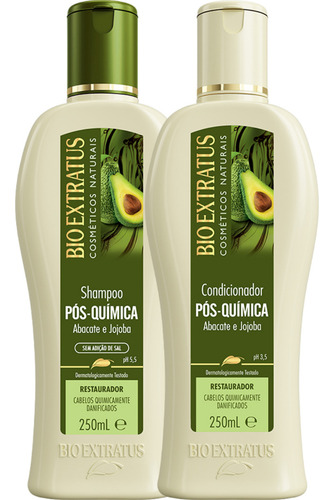 Kit Pós Química Abacate 250 Ml Bio Extratus