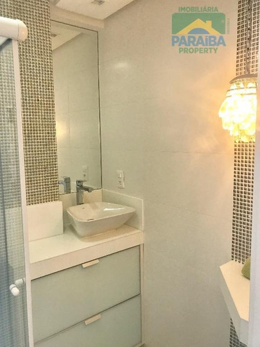 Imagem 7 de 15 de Apartamento Mobiliado Top A Venda - Praia De Tambaú - João Pessoa.-pb - Ap1083