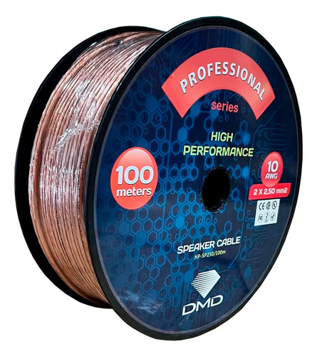 Diamond Cable Dmd Hp-sp250 Cabo Bitola 2,5mm 100 Metros