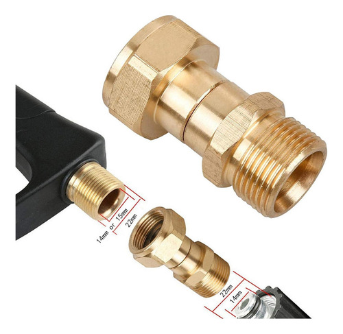 Sc Conector Adaptador De Rosca M22, Conector De Bomba De