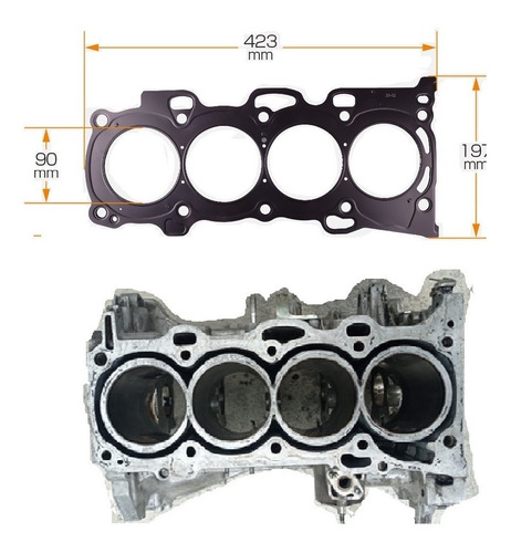 Empacadura Camaras Camry 2003 2004 2005 2006 2.4 4 En Linea