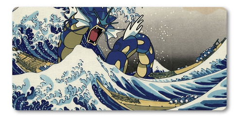 Mousepad Xl 58x30cm Cod.181 Arte Japon Olas Pokemon