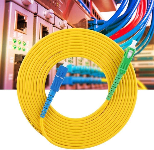 Cable Fibra Óptica Patchcord Internet Router Antel 10 Metros