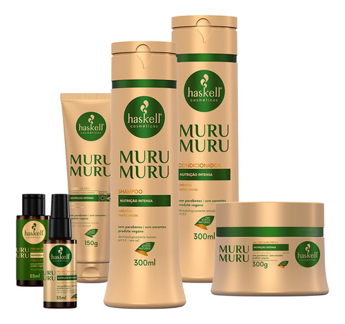 Kit Murumurú Haskell Completo Com 6 Itens- 300ml