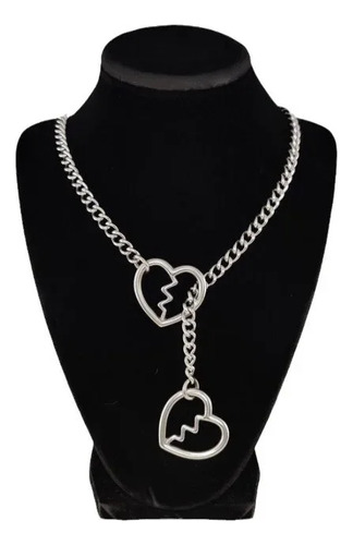Collar Geométrico De Acero De Titanio, Diseño Simple Y Versá