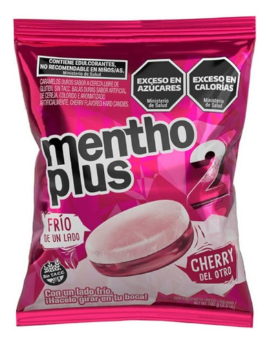 Menthoplus 2 Ácidos Cherry  Bolsa 100grs