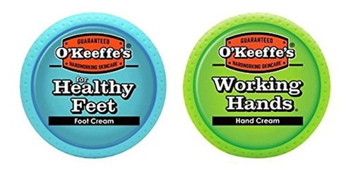 O.keeffe.s K0350015 Working Hands 3.4oz - Healthy Feet 3.2oz