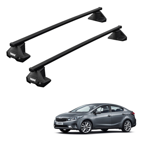 Rack Bagageiro Thule Evo Kia Cerato Sedan 2014 Á 2018 