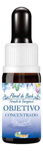 Uniflowers Floral Bach Gotas Objetivo 9ml Foco Concentração