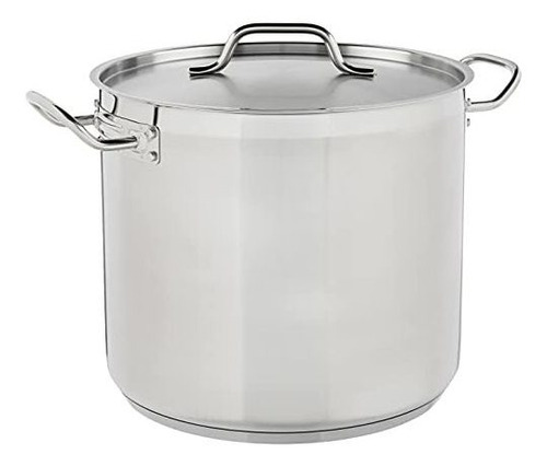 Winware Inoxidable 20-quart De Acero Pot Con La Cubierta.