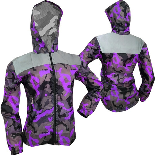 Chaqueta Reflectiva Cortaviento Moto Bicicleta Deportes Ruta