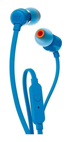 Audífono In Ear Jbl T110 3.5 Mm, Control De Música Y Llamada