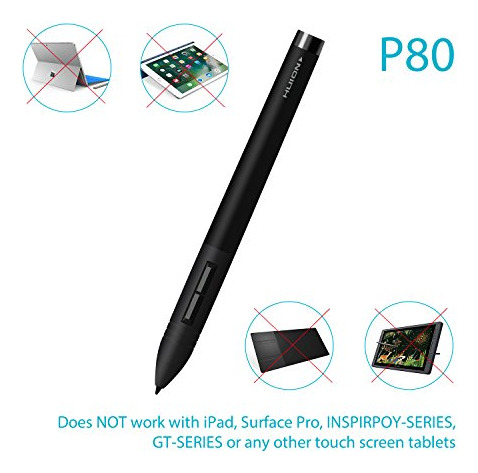 Bolígrafo Digital Recargable P80 Huion - Para Tabletas
