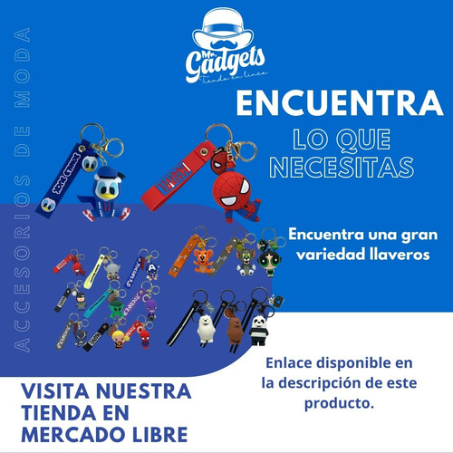 Imagen 6 de 6 de Llavero De Personajes Y Figuras De Disney Princesas, Mickey