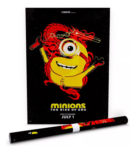 Poster Minions Rise Of Gru Kung Fu Art #2 - 40x60cm