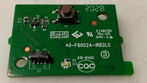 Botonera Sensor Remoto Tcl L55p8m 40-f6002a-irb2LG