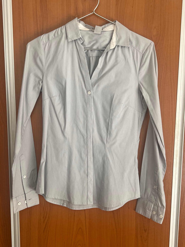 Camisa H&m Talle 34 S Mujer Camisa Estilo Sastrería