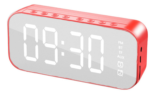 Reloj Despertador Pantalla Lcd Parlante Bluetooth Radio Sd