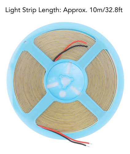 Tira Luz Led Flexible Cob 24v Rollo 10m Varios Colores