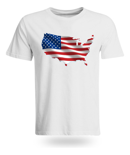 Bandera Estados Unidos Usa Camisetas Unisex Adultos