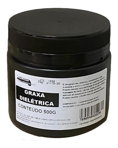 Graxa Dielétrica Tapcamp P/ Componentes Eletrônicos 500 Gr.