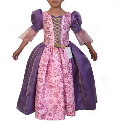 Vestido Rapunzel Princesa Disfraz 