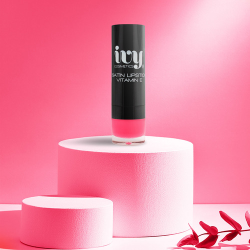 Labial Satinado Ivy Con Colageno Y Vitamina E 307 Kinky Pink