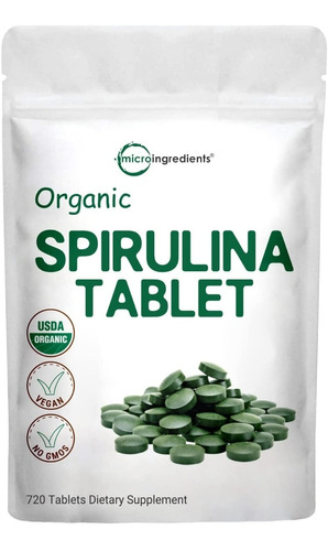 Espirulina Spirulina  500mg / 500 Past Protge Sistema Inmune