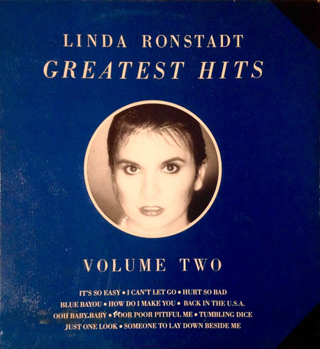 Lp Linda Ronstadt - Greatest Hits Vol 2 Importado Usa