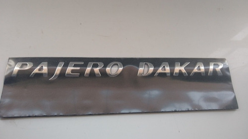 Emblema Adesivo Pajero Dakar Genuíno Traseira Mitsubishi