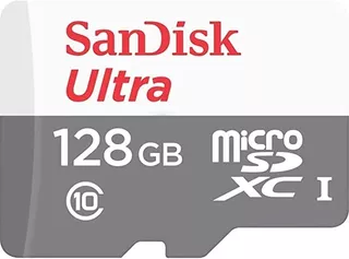 Sandisk Memoria Micro Sd Ultra 128 Gb 100mbps Profesional