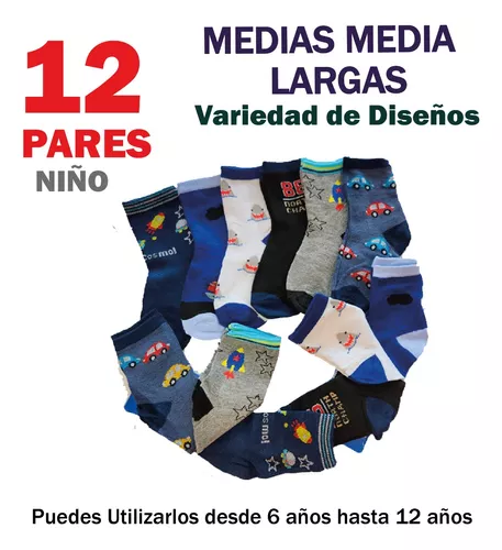 Medias Calcetines Cortas Tobilleras Para Niñas Paquetes X12