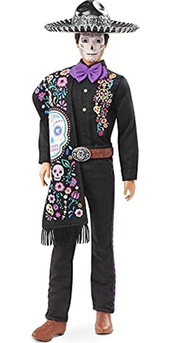 Barbie 2021 Dia De Muertos Ken Doll (12 Pulgadas) Con Camisa