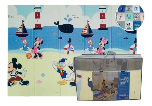 Alfombra Antigolpes Plegable Disney Baby 1.50 X 2m Tapimovil