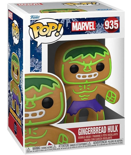 Funko Pop! Marvel Holiday - Hulk Galleta De Jengibre #935