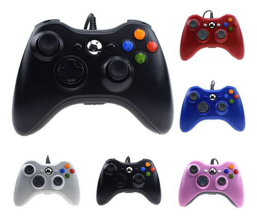 Control Alámbrico Compatible Con Xbox 360 Y Pc Computadoras