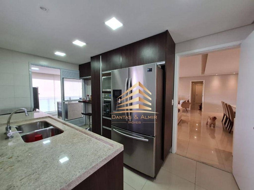 Imagem 10 de 30 de Apartamento No Condomínio Helbor Classic - Bosque Maia, 197m², 4 Dormitórios, 2 Suítes, 3 Vagas. - Ap1217