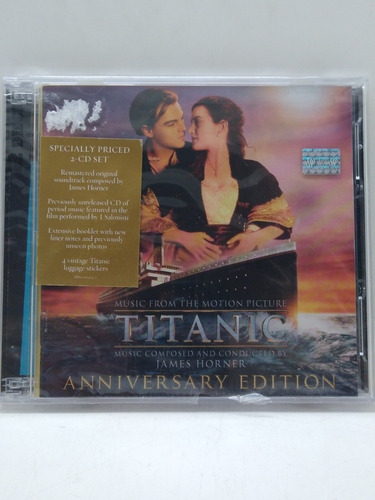 Titanic Anniversary Edition Ost Cd Doble Nuevo 