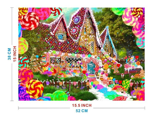 Wuundentoy The Gingerbread House con 500 piezas de rompecabezas