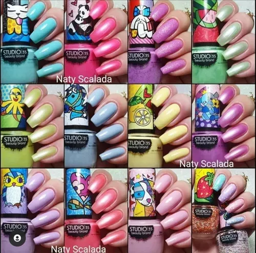 Ofertas de Esmalte Cremoso Studio 35 Romero Britto xeque-mate