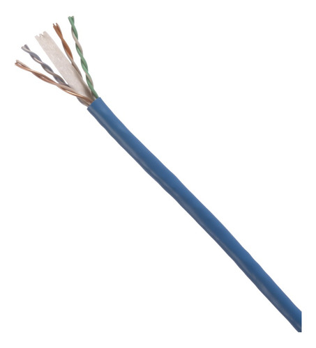 Bobina De Cable Utp Panduit Cat 6 305 M Color Azul Riser Cmr