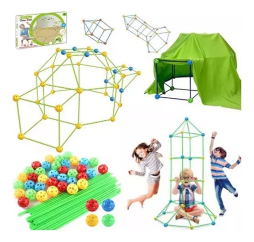 Juego De Tienda De Campaña Con Forma De Castillo Para Niños