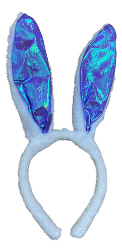 5 Diadema Conejo Orejas Peluche Disfraz Pastorela Pascua Color