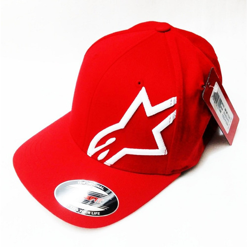 Boné Alpinestars Flexfit Original Corp Shift 2 Red S/m (p/m)