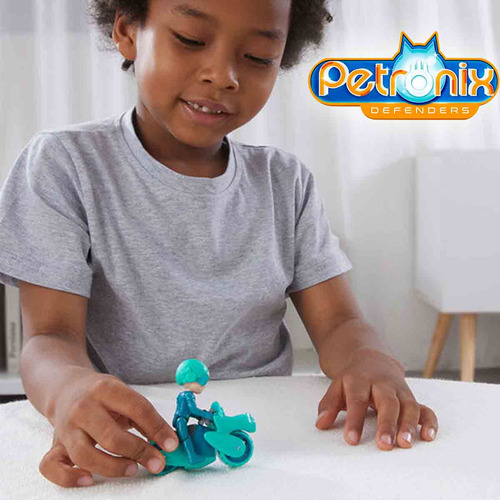 Petronix Bonecos Tim E Shell-e + Petmóvel + Acessório - Fun