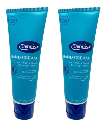 Dermisa Crema Para Manos Con Vitamina E. Suaviza Pack 2