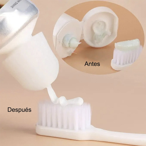 Ms Dispensador Máximizador De Pasta Dental, Incluye 2 Tapas
