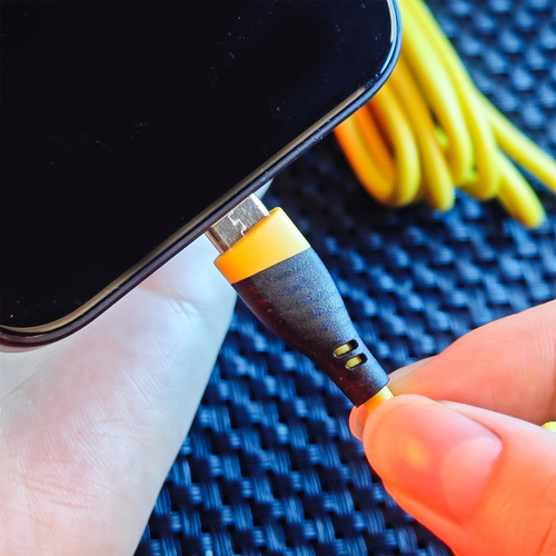 Cargador De Cable De Datos De Carga Rápida De 120 W Con Velo