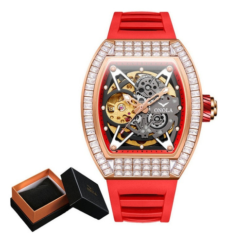 Relojes Mecánicos Onola Luxury Diamond Hollow