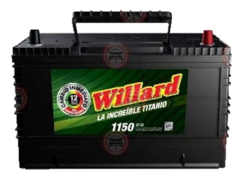 Bateria Willard Titanio 24ad-1150 Dodge Diplomat, Shadow